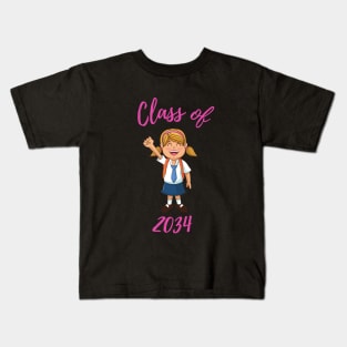 Class of 2034 - Preschool, Kindergarden girls Kids T-Shirt